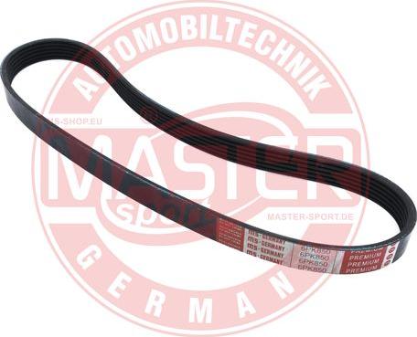 MASTER-SPORT 6PK850-PCS-MS - Поліклиновий ремінь autozip.com.ua