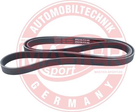 MASTER-SPORT 6PK2196-PCS-MS - Поліклиновий ремінь autozip.com.ua