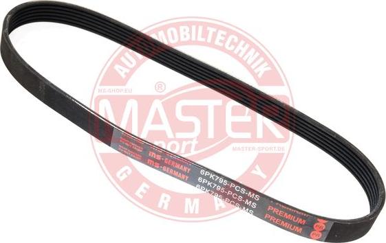 MASTER-SPORT 6PK795-PCS-MS - Поліклиновий ремінь autozip.com.ua