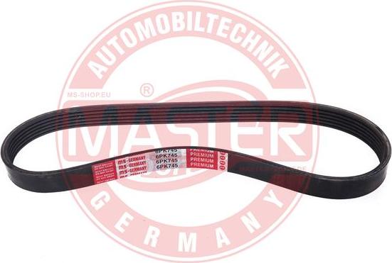 MASTER-SPORT 6PK745-PCS-MS - Поліклиновий ремінь autozip.com.ua