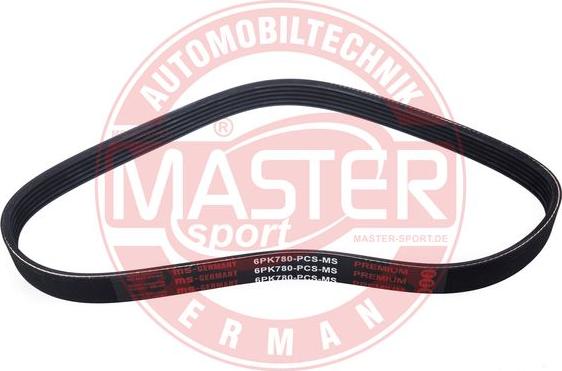 MASTER-SPORT 6PK780-PCS-MS - Поліклиновий ремінь autozip.com.ua