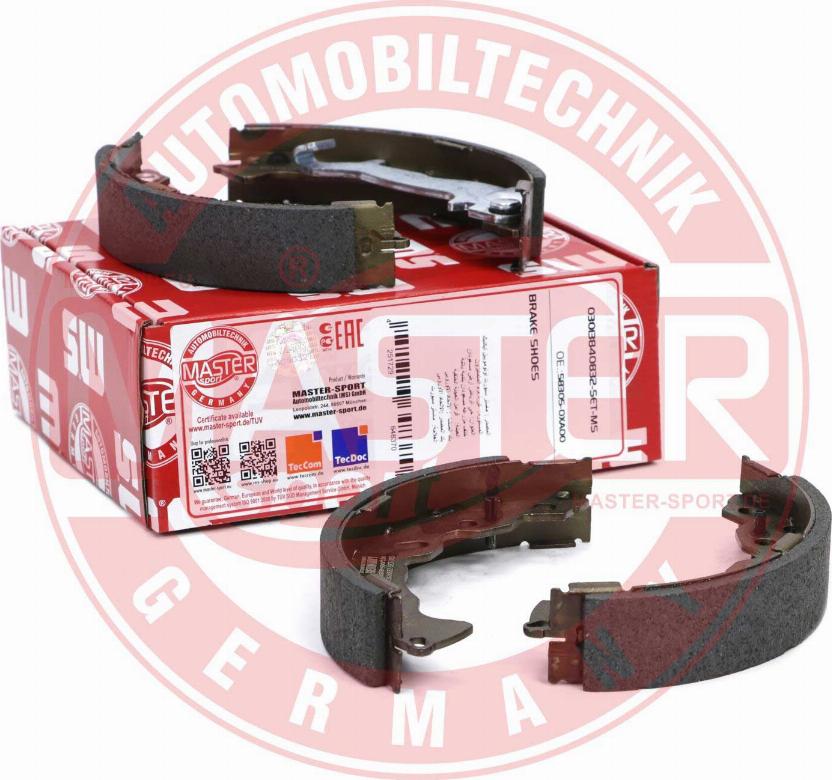 MASTER-SPORT 03013840832-SET-MS - Комплект гальм, барабанний механізм autozip.com.ua