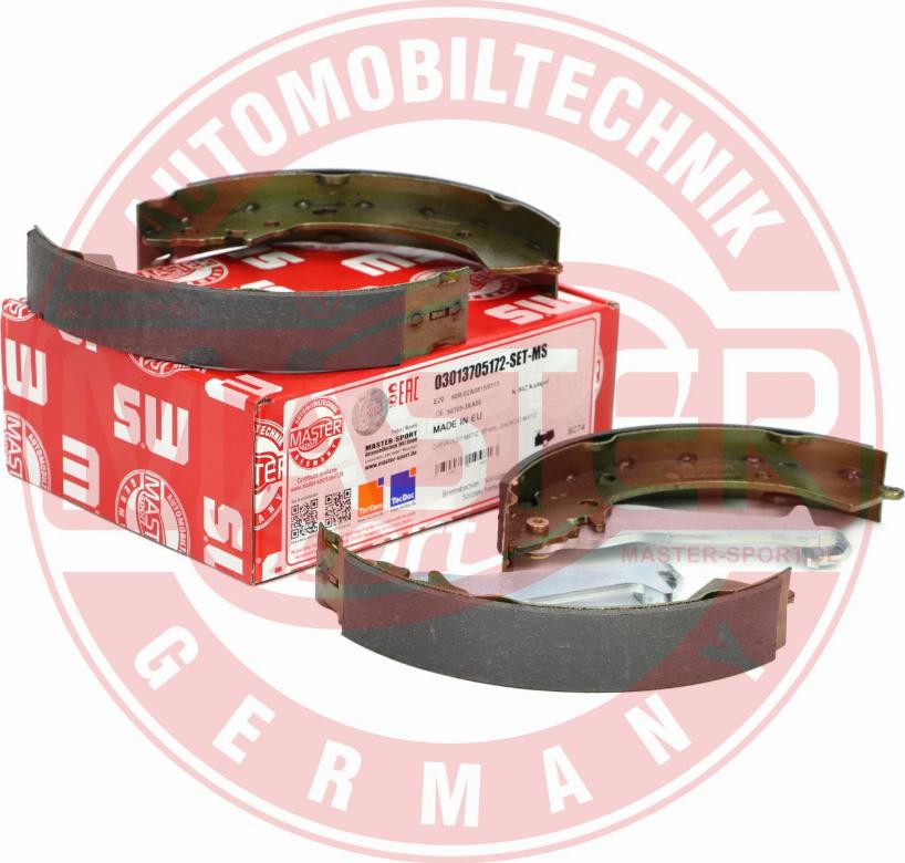 MASTER-SPORT 03013705172-SET-MS - Комплект гальм, барабанний механізм autozip.com.ua