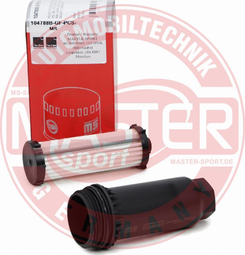MASTER-SPORT 104788B-GF-PCS-MS - Гідрофільтри, автоматична коробка передач autozip.com.ua