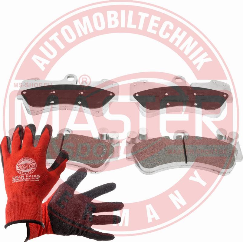 MASTER-SPORT 13046049922K-SET-MSP - Гальмівні колодки, дискові гальма autozip.com.ua
