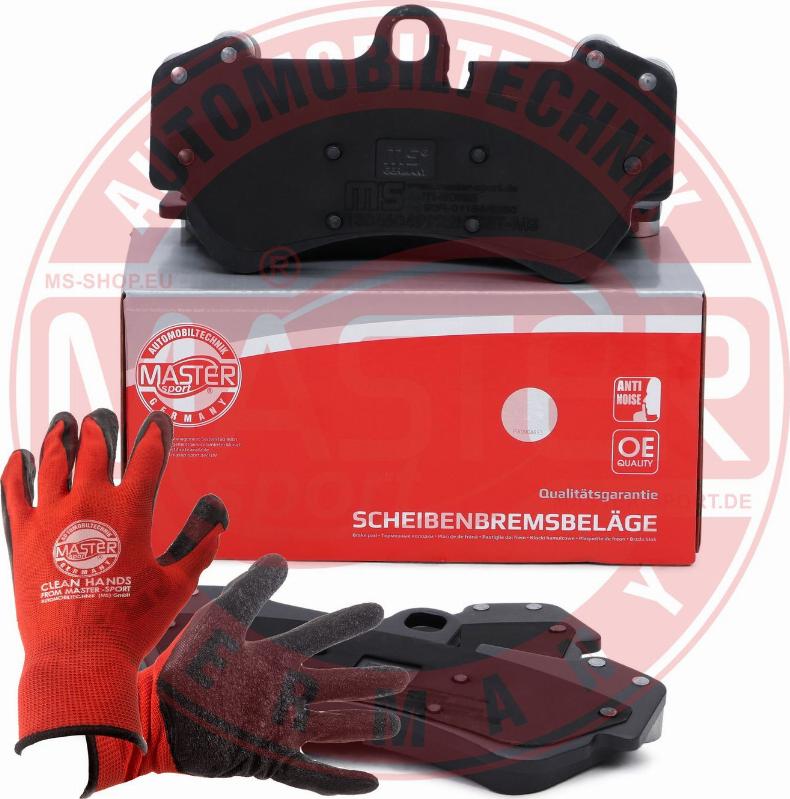 MASTER-SPORT 13046049922N-SET-MSP - Гальмівні колодки, дискові гальма autozip.com.ua