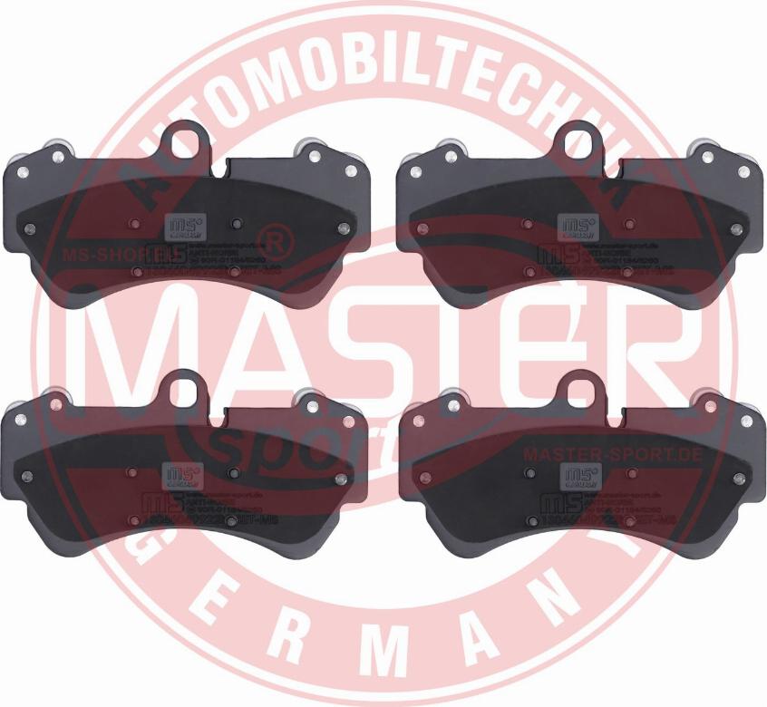 MASTER-SPORT 13046049922N-SET-MS - Гальмівні колодки, дискові гальма autozip.com.ua