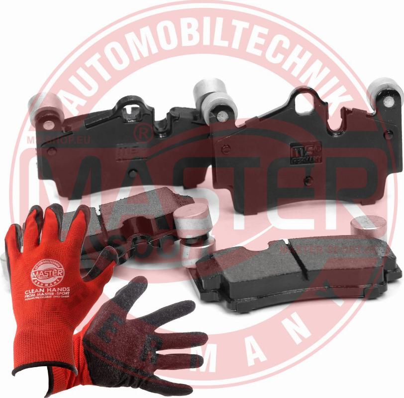 MASTER-SPORT 13046049762K-SET-MSP - Гальмівні колодки, дискові гальма autozip.com.ua