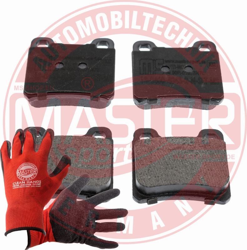 MASTER-SPORT 13046040432N-SET-MSP - Гальмівні колодки, дискові гальма autozip.com.ua