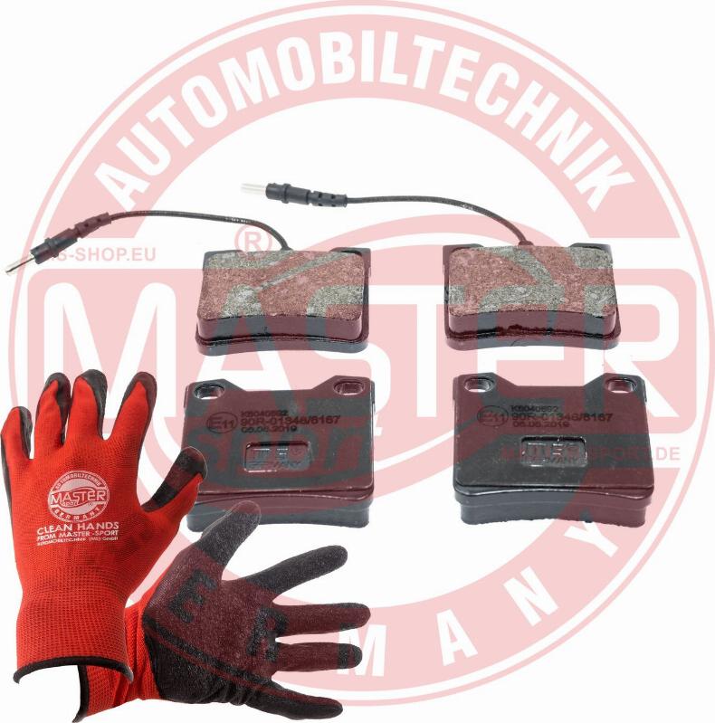 MASTER-SPORT 13046040592N-SET-MSP - Гальмівні колодки, дискові гальма autozip.com.ua
