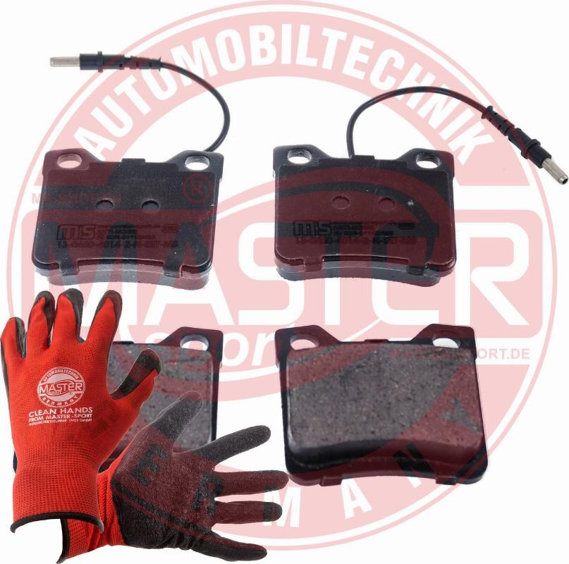 MASTER-SPORT 13046040142N-SET-MSP - Гальмівні колодки, дискові гальма autozip.com.ua