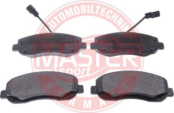 MASTER-SPORT 13046048562N-SET-MS - Гальмівні колодки, дискові гальма autozip.com.ua