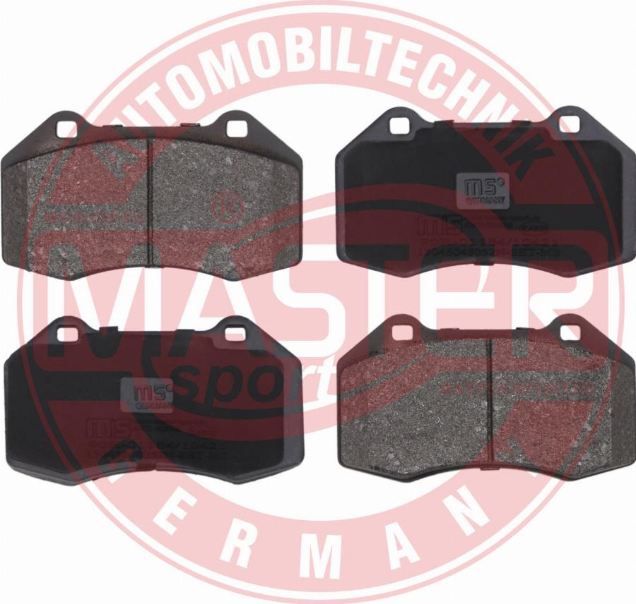MASTER-SPORT 13046048052N-SET-MS - Гальмівні колодки, дискові гальма autozip.com.ua