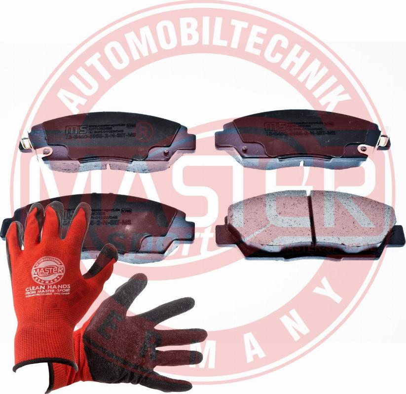 MASTER-SPORT 13046059552N-SET-MSP - Гальмівні колодки, дискові гальма autozip.com.ua