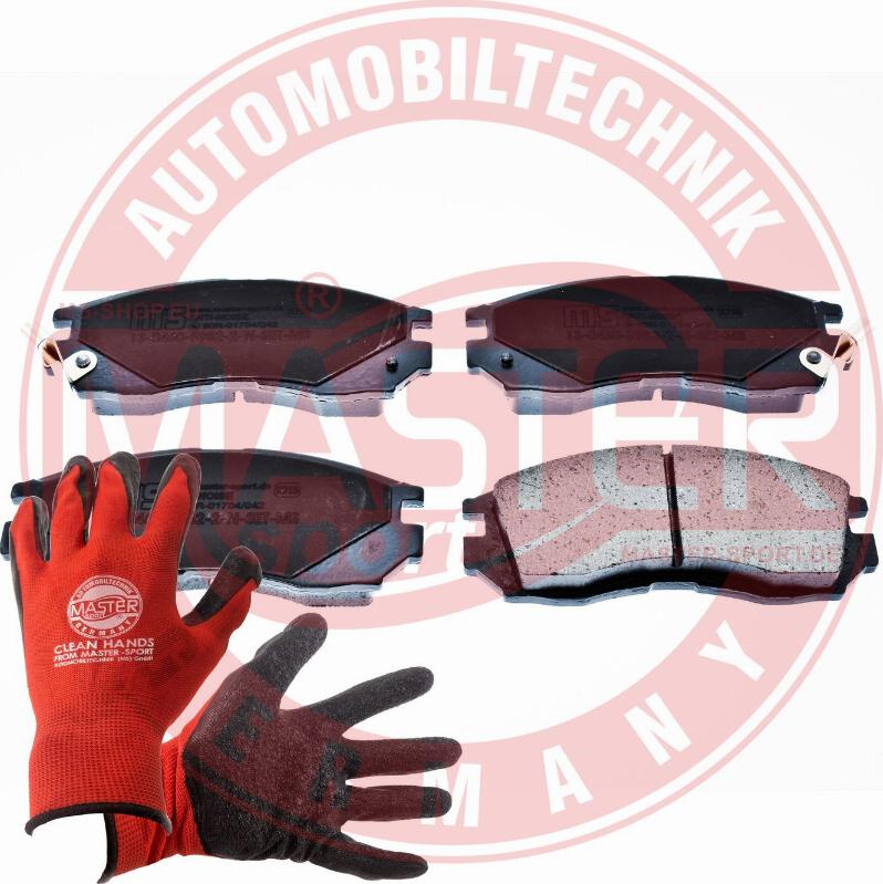 MASTER-SPORT 13046059522N-SET-MSP - Гальмівні колодки, дискові гальма autozip.com.ua