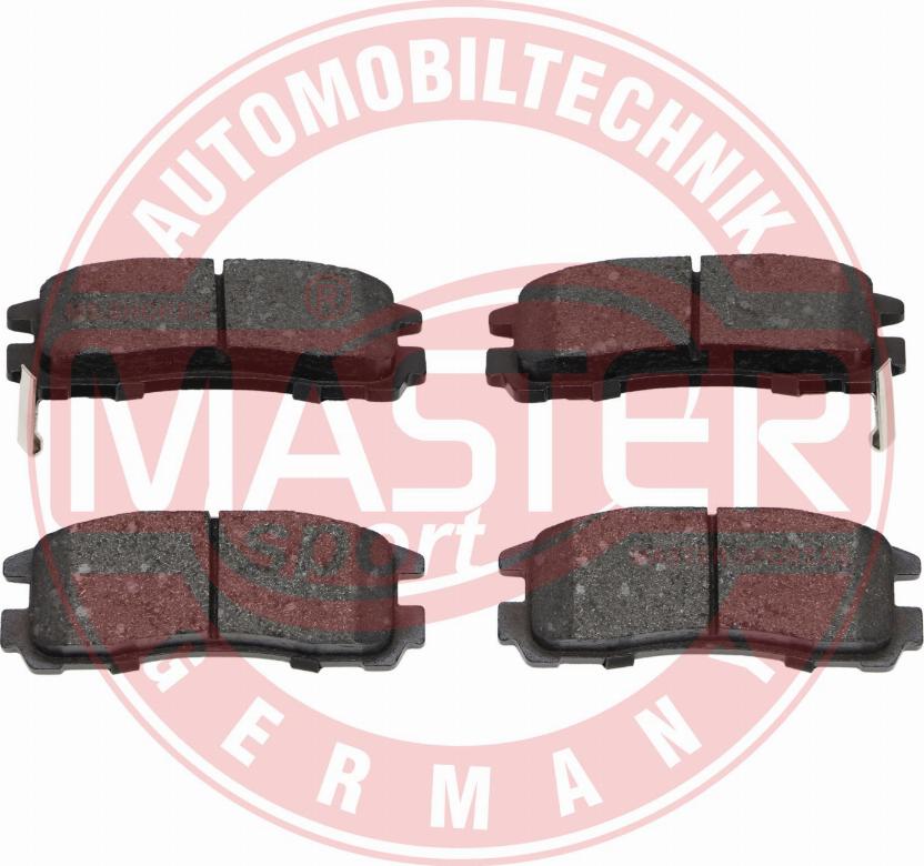 MASTER-SPORT 13046059802N-SET-MS - Гальмівні колодки, дискові гальма autozip.com.ua