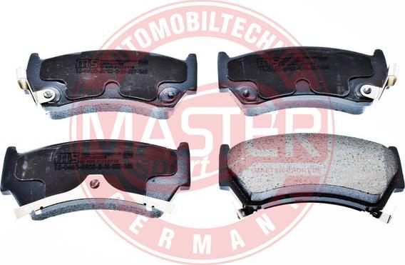MASTER-SPORT 13046059882N-SET-MS - Гальмівні колодки, дискові гальма autozip.com.ua