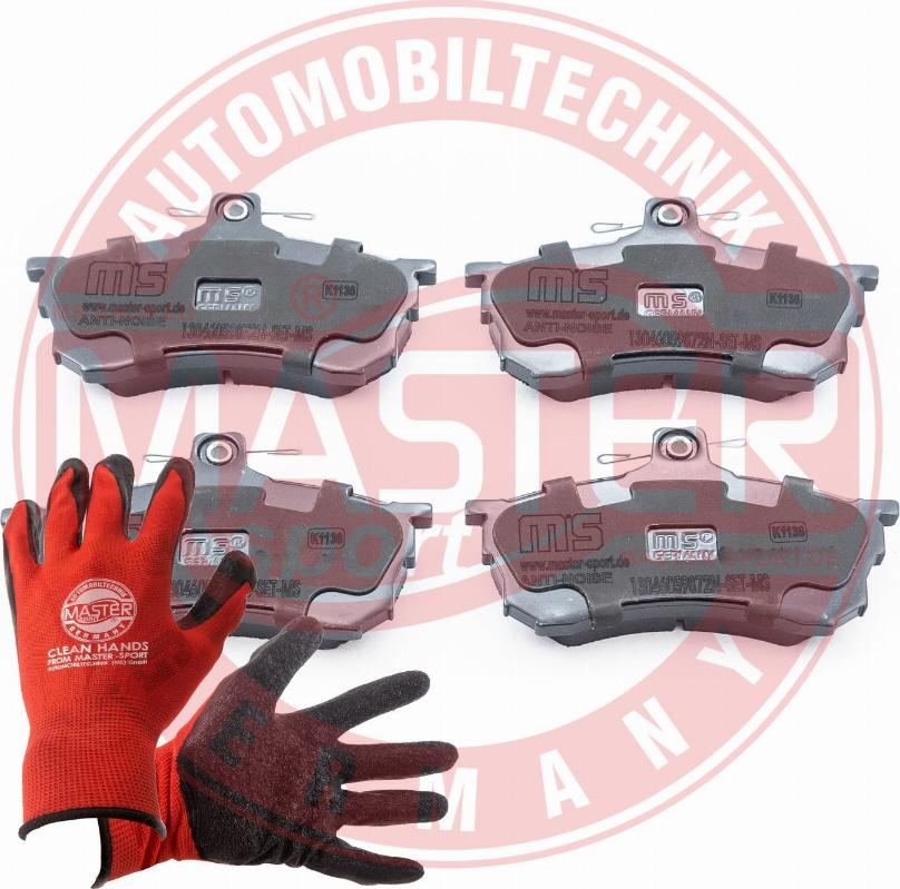 MASTER-SPORT 13046059872N-SET-MSP - Гальмівні колодки, дискові гальма autozip.com.ua