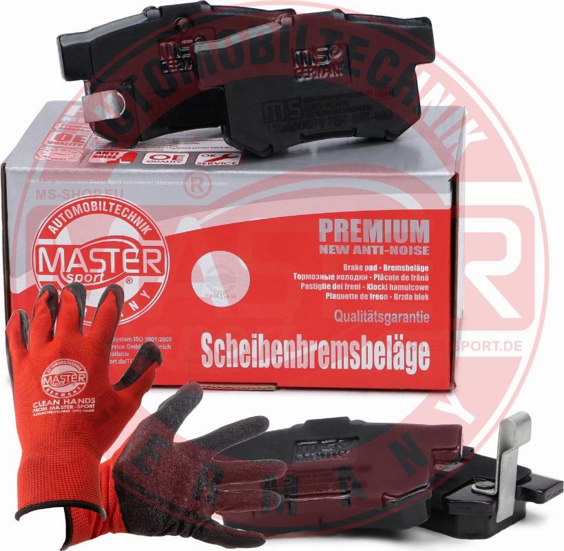 MASTER-SPORT 13046059292N-SET-MSP - Гальмівні колодки, дискові гальма autozip.com.ua