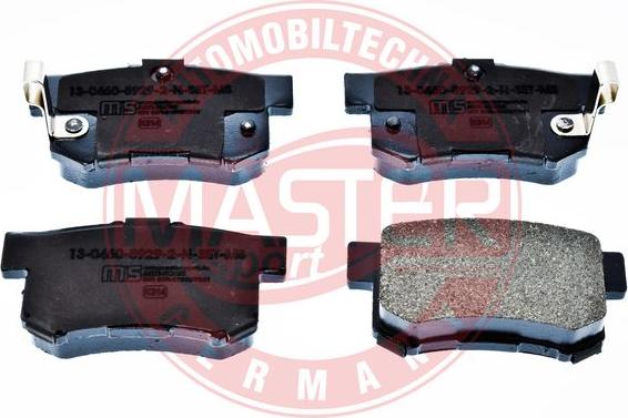 MASTER-SPORT 13046059292N-SET-MS - Гальмівні колодки, дискові гальма autozip.com.ua