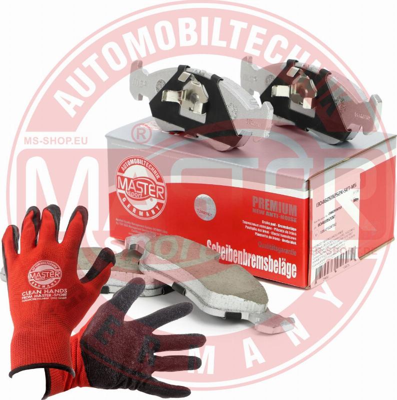 MASTER-SPORT 13046059252K-SET-MSP - Гальмівні колодки, дискові гальма autozip.com.ua