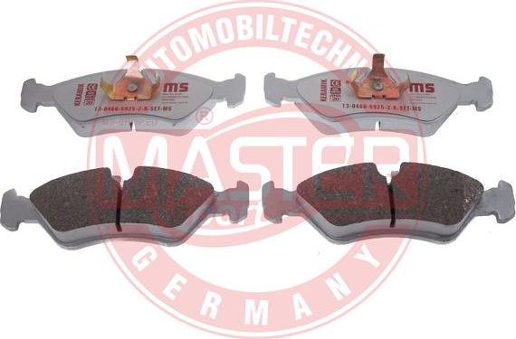 MASTER-SPORT 13046059252K-SET-MS - Гальмівні колодки, дискові гальма autozip.com.ua