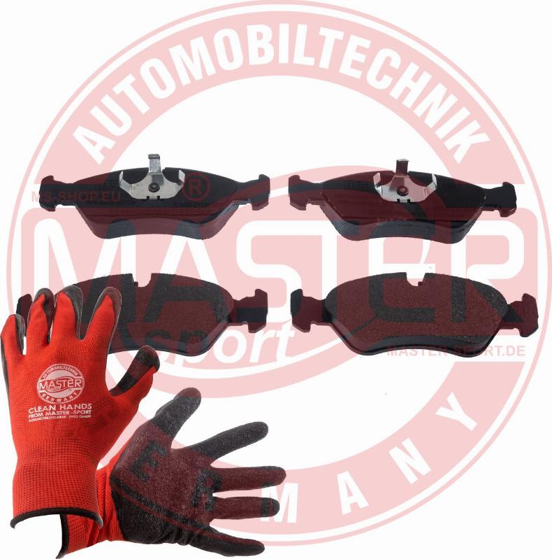 MASTER-SPORT 13046059252N-SET-MSP - Гальмівні колодки, дискові гальма autozip.com.ua