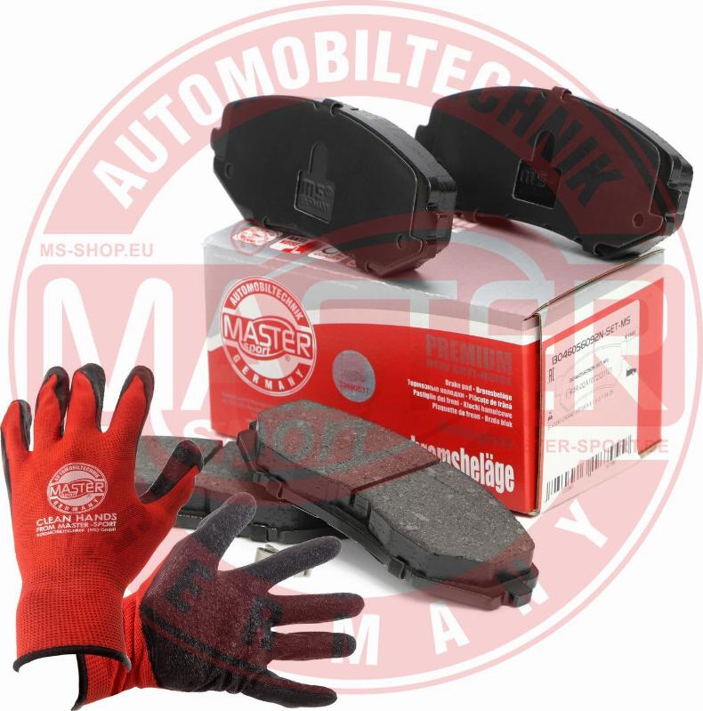 MASTER-SPORT 13046056092N-SET-MSP - Гальмівні колодки, дискові гальма autozip.com.ua