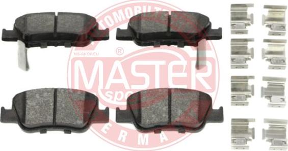 MASTER-SPORT 13046056042N-SET-MS - Гальмівні колодки, дискові гальма autozip.com.ua