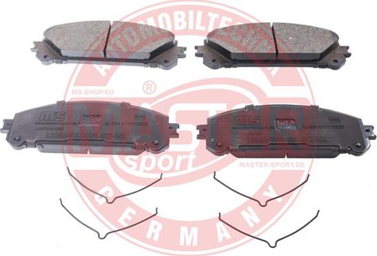 MASTER-SPORT 13046056342N-SET-MS - Гальмівні колодки, дискові гальма autozip.com.ua
