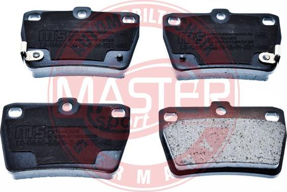 MASTER-SPORT 13046058492N-SET-MS - Гальмівні колодки, дискові гальма autozip.com.ua