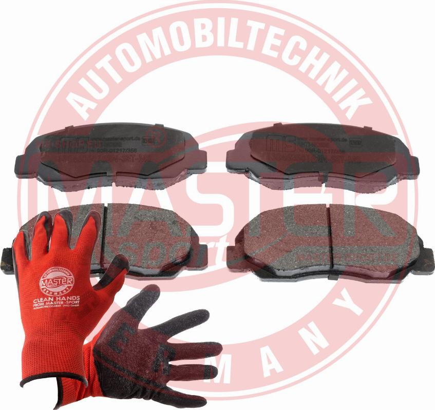 MASTER-SPORT 13046058162N-SET-MSP - Гальмівні колодки, дискові гальма autozip.com.ua