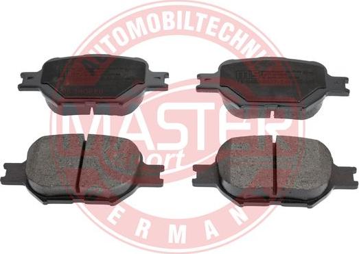 MASTER-SPORT 13046058172N-SET-MS - Гальмівні колодки, дискові гальма autozip.com.ua