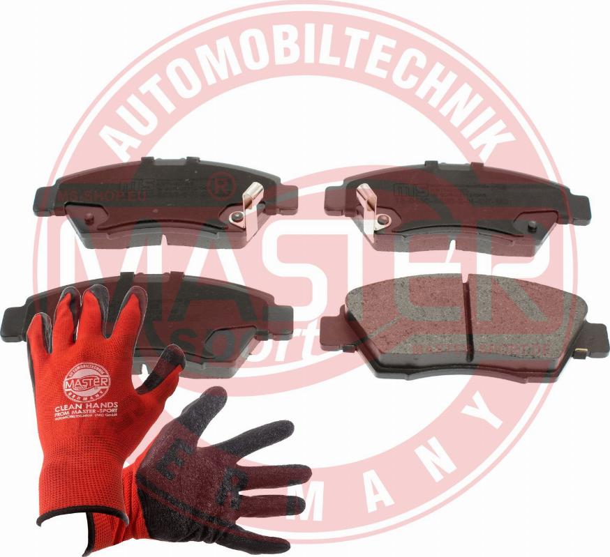 MASTER-SPORT 13046058202N-SET-MSP - Гальмівні колодки, дискові гальма autozip.com.ua