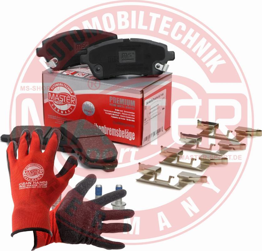 MASTER-SPORT 13046057942N-SET-MSP - Гальмівні колодки, дискові гальма autozip.com.ua