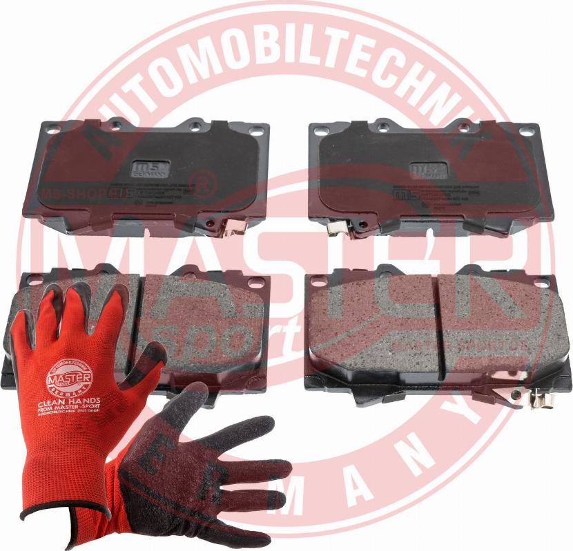 MASTER-SPORT 13046057462N-SET-MSP - Гальмівні колодки, дискові гальма autozip.com.ua