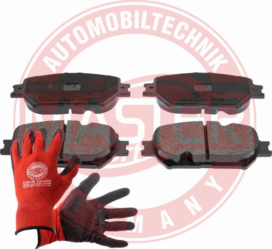 MASTER-SPORT 13046057432N-SET-MSP - Гальмівні колодки, дискові гальма autozip.com.ua