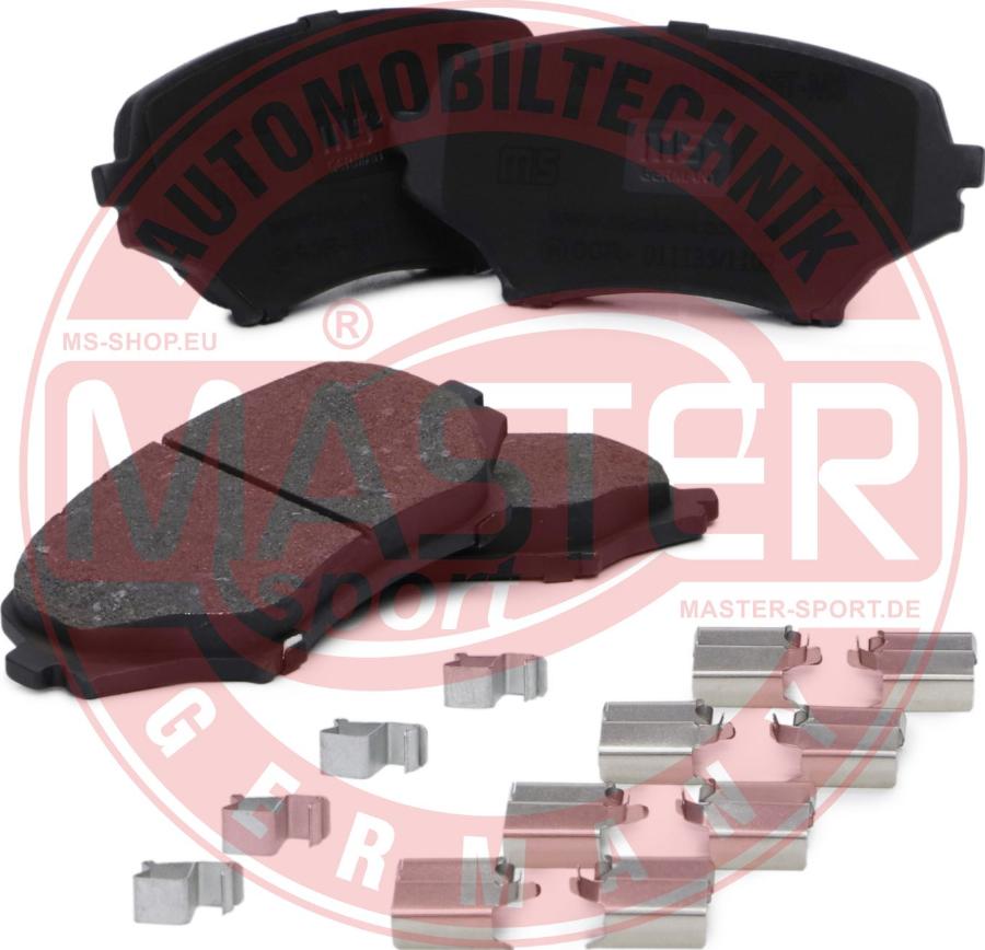 MASTER-SPORT 13046057612N-SET-MS - Гальмівні колодки, дискові гальма autozip.com.ua