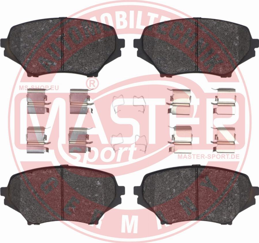 MASTER-SPORT 13046057612N-SET-MS - Гальмівні колодки, дискові гальма autozip.com.ua