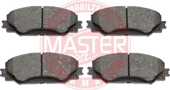 MASTER-SPORT 13046057672N-SET-MS - Гальмівні колодки, дискові гальма autozip.com.ua