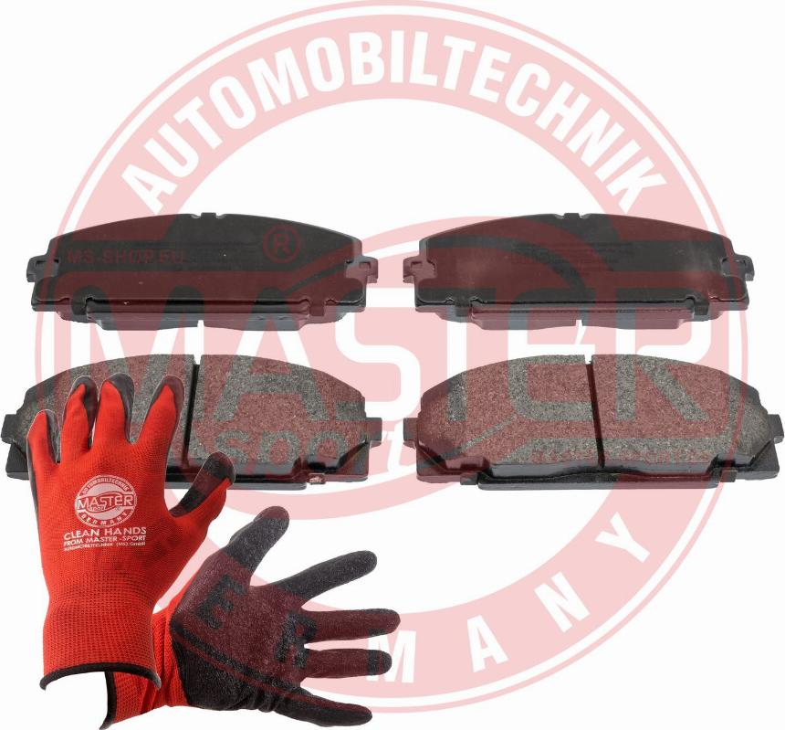MASTER-SPORT 13046057222N-SET-MSP - Гальмівні колодки, дискові гальма autozip.com.ua