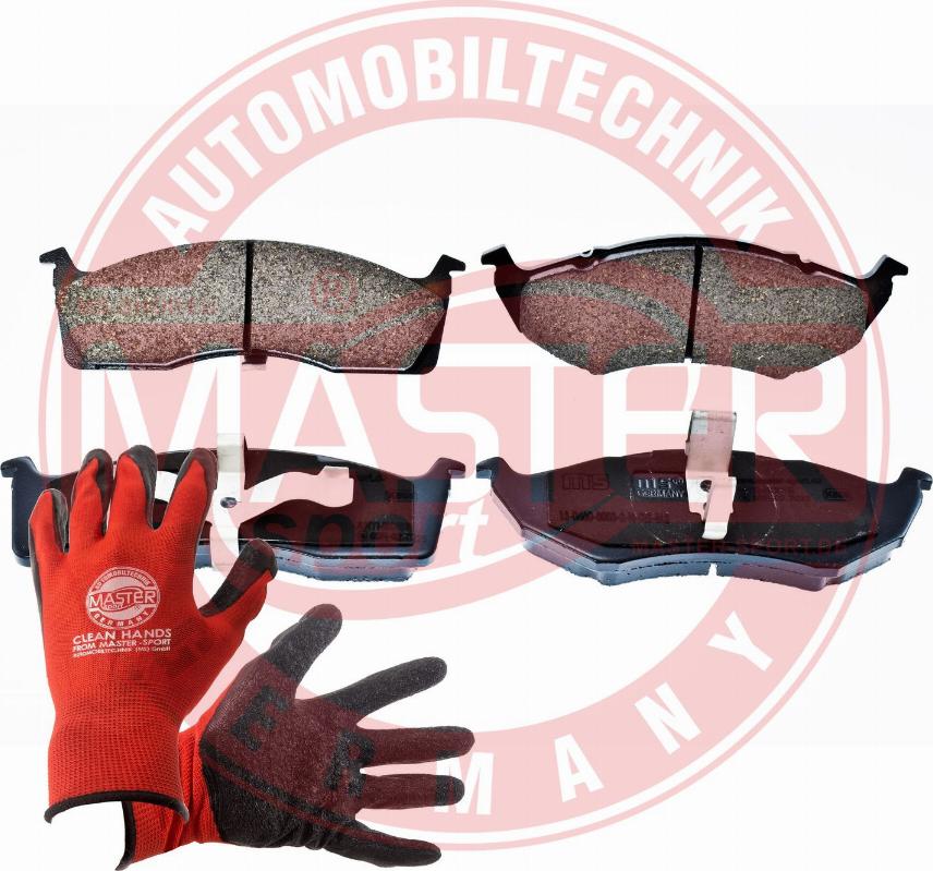 MASTER-SPORT 13046080032N-SET-MSP - Гальмівні колодки, дискові гальма autozip.com.ua