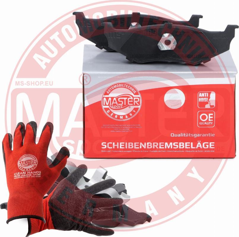 MASTER-SPORT 13046080102N-SET-MSP - Гальмівні колодки, дискові гальма autozip.com.ua