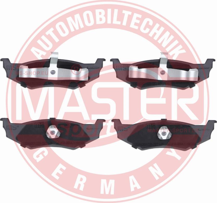MASTER-SPORT 13046080102N-SET-MS - Гальмівні колодки, дискові гальма autozip.com.ua