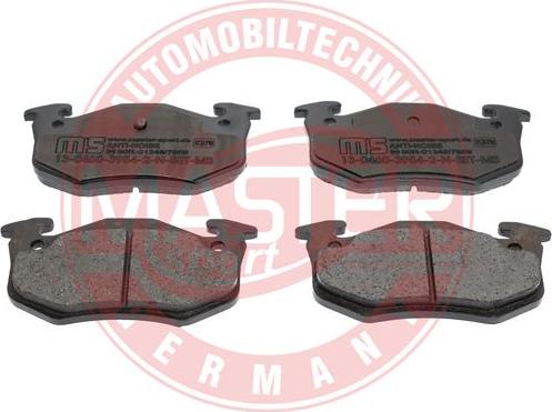 MASTER-SPORT 13046039542N-SET-MS - Гальмівні колодки, дискові гальма autozip.com.ua