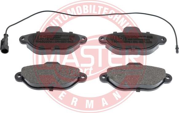 MASTER-SPORT 13046039512N-SET-MS - Гальмівні колодки, дискові гальма autozip.com.ua