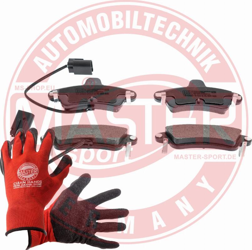 MASTER-SPORT 13046039642N-SET-MSP - Гальмівні колодки, дискові гальма autozip.com.ua