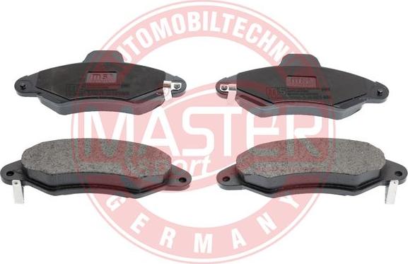 MASTER-SPORT 13046039652N-SET-MS - Гальмівні колодки, дискові гальма autozip.com.ua