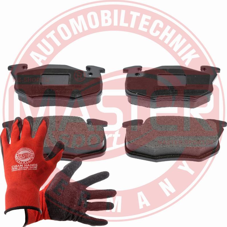 MASTER-SPORT 13046039622N-SET-MSP - Гальмівні колодки, дискові гальма autozip.com.ua