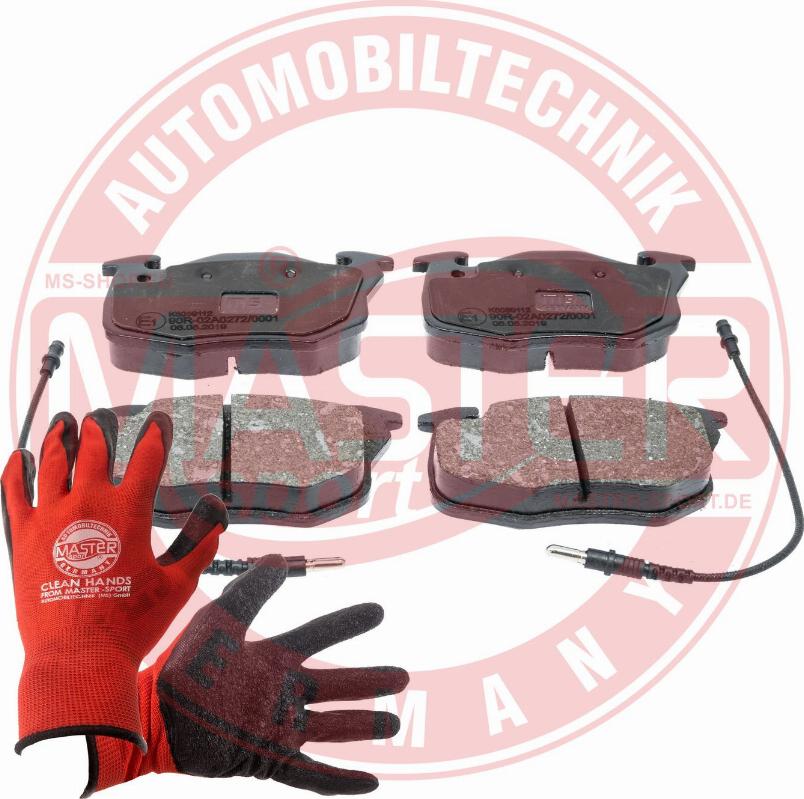 MASTER-SPORT 13046039112N-SET-MSP - Гальмівні колодки, дискові гальма autozip.com.ua